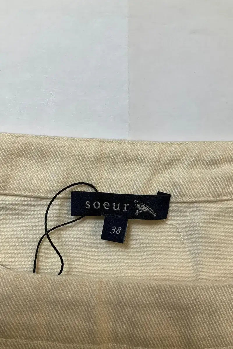 Top sans manche Soeur Ecru en Coton