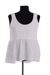 Top sans manche Songe Lab Blanc en Coton, taille M - Seconde Main