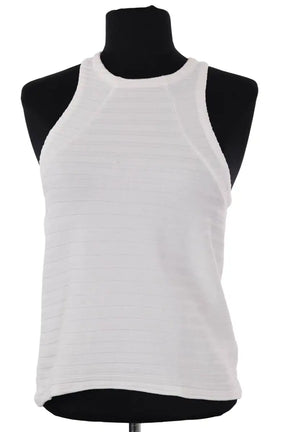 Top sans manche Songe Lab Blanc en Viscose, taille XS - Seconde Main