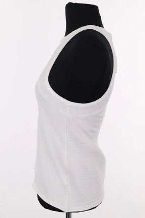 Top sans manche Songe Lab Blanc en Viscose