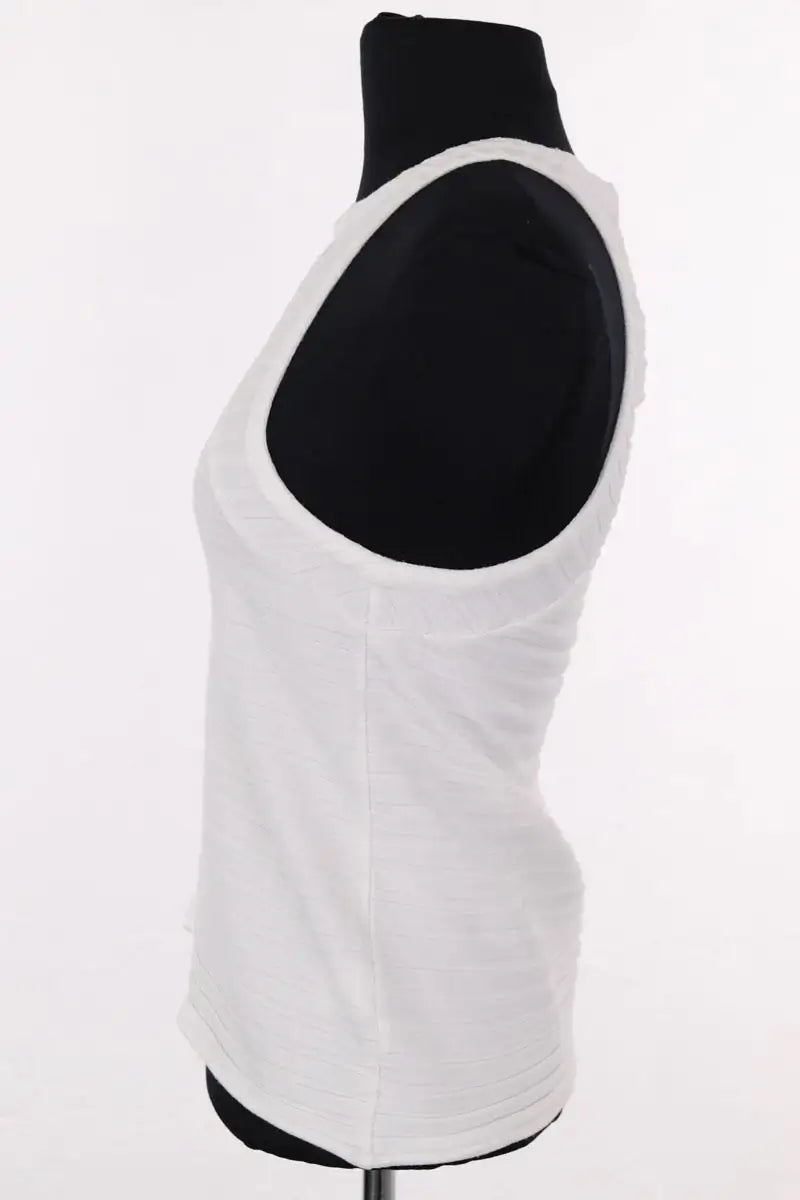 Top sans manche Songe Lab Blanc en Viscose