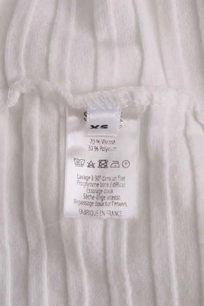 Top sans manche Songe Lab Blanc en Viscose