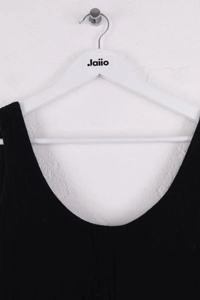 Top sans manche Songe Lab Noir en Coton