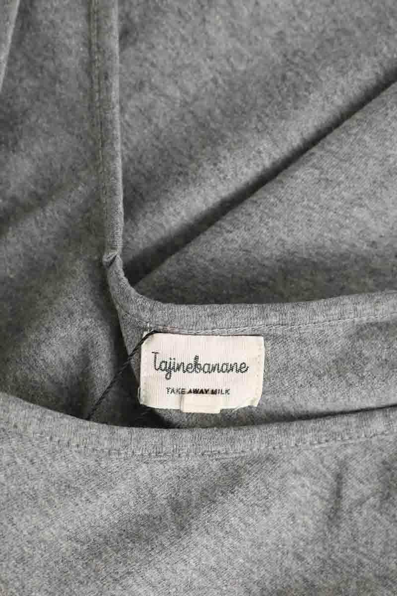 Top sans manche Tajinebanane Gris en Coton