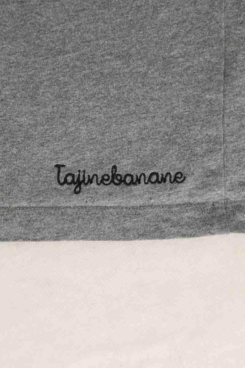 Top sans manche Tajinebanane Gris en Coton
