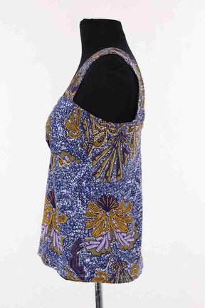Top sans manche Tara Jarmon Bleu en Coton