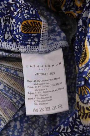 Top sans manche Tara Jarmon Bleu en Coton