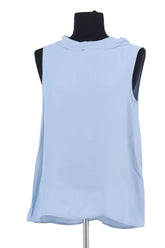 Top sans manche Tara Jarmon Bleu en Synthétique, taille L - Seconde Main