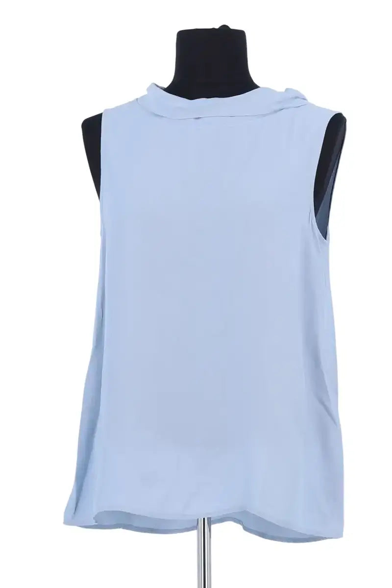 Top sans manche Tara Jarmon Bleu en Synthétique, taille L - Seconde Main