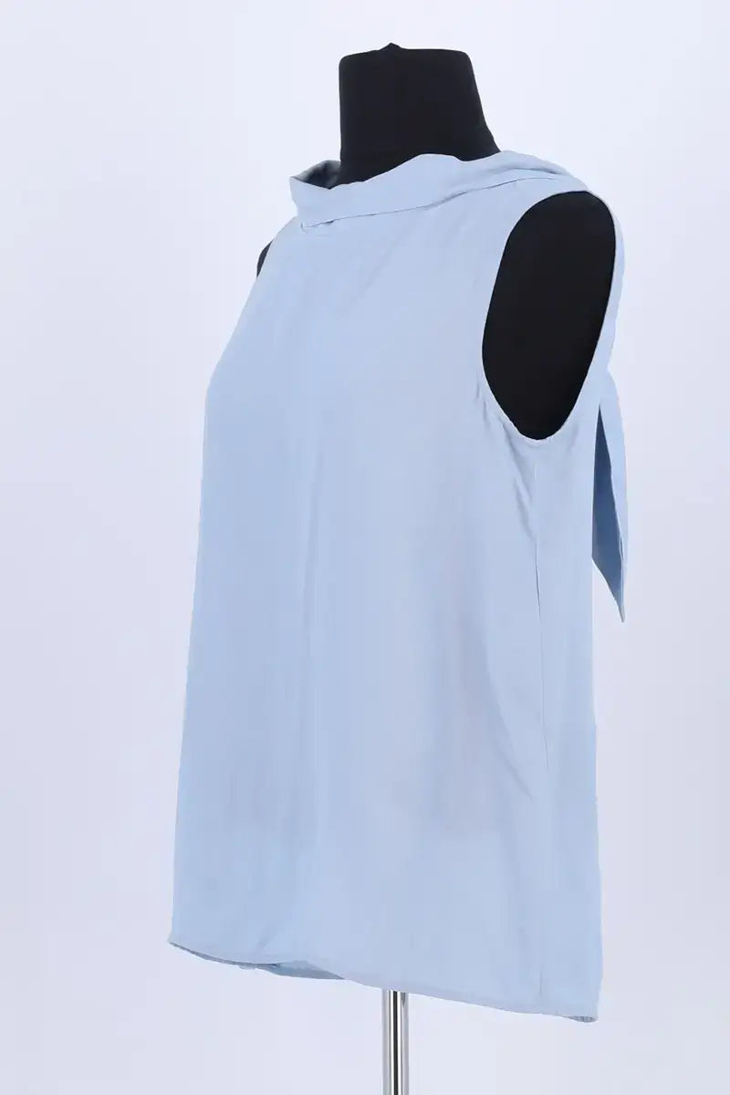 Top sans manche Tara Jarmon Bleu en Synthétique