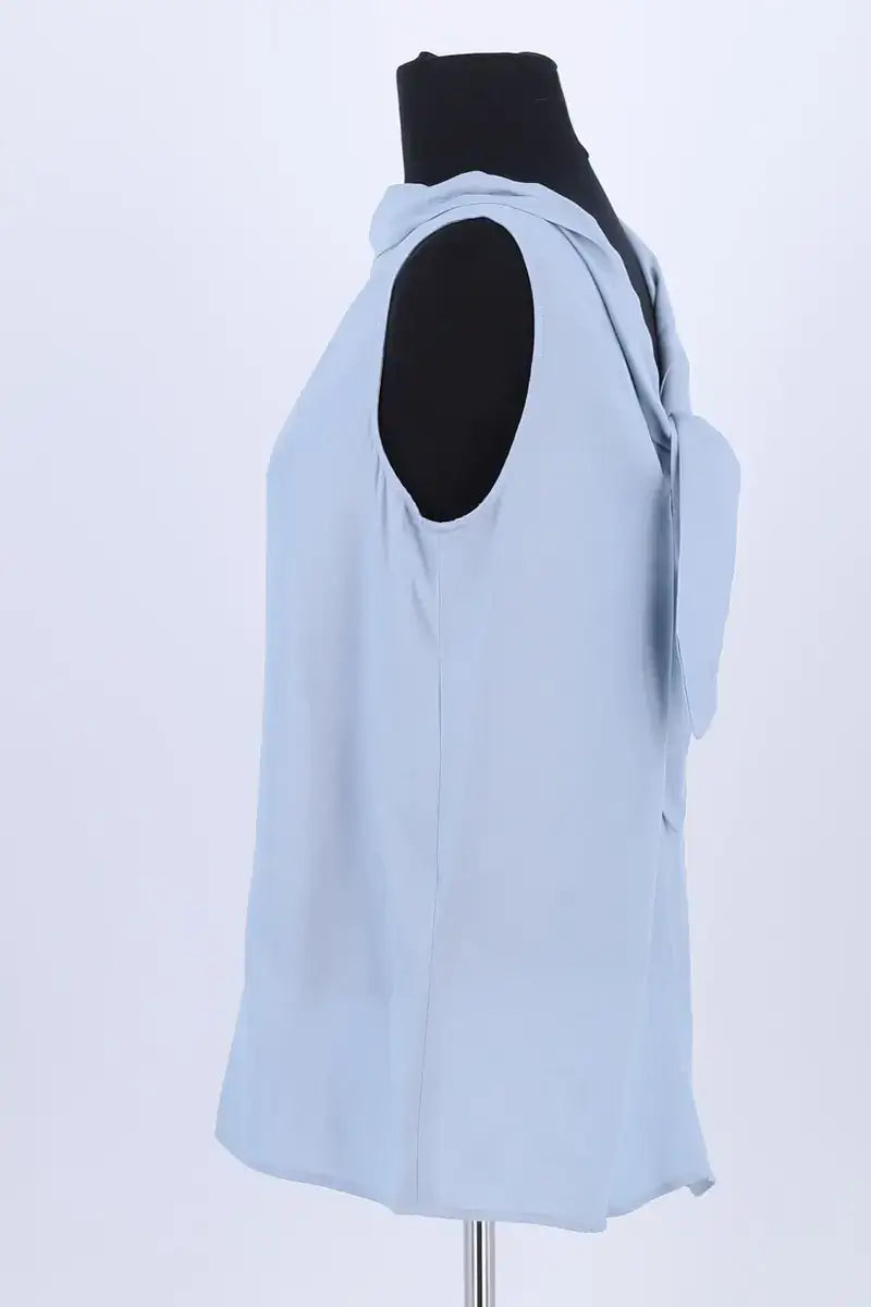 Top sans manche Tara Jarmon Bleu en Synthétique