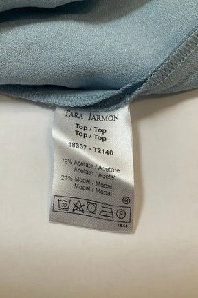 Top sans manche Tara Jarmon Bleu en Synthétique