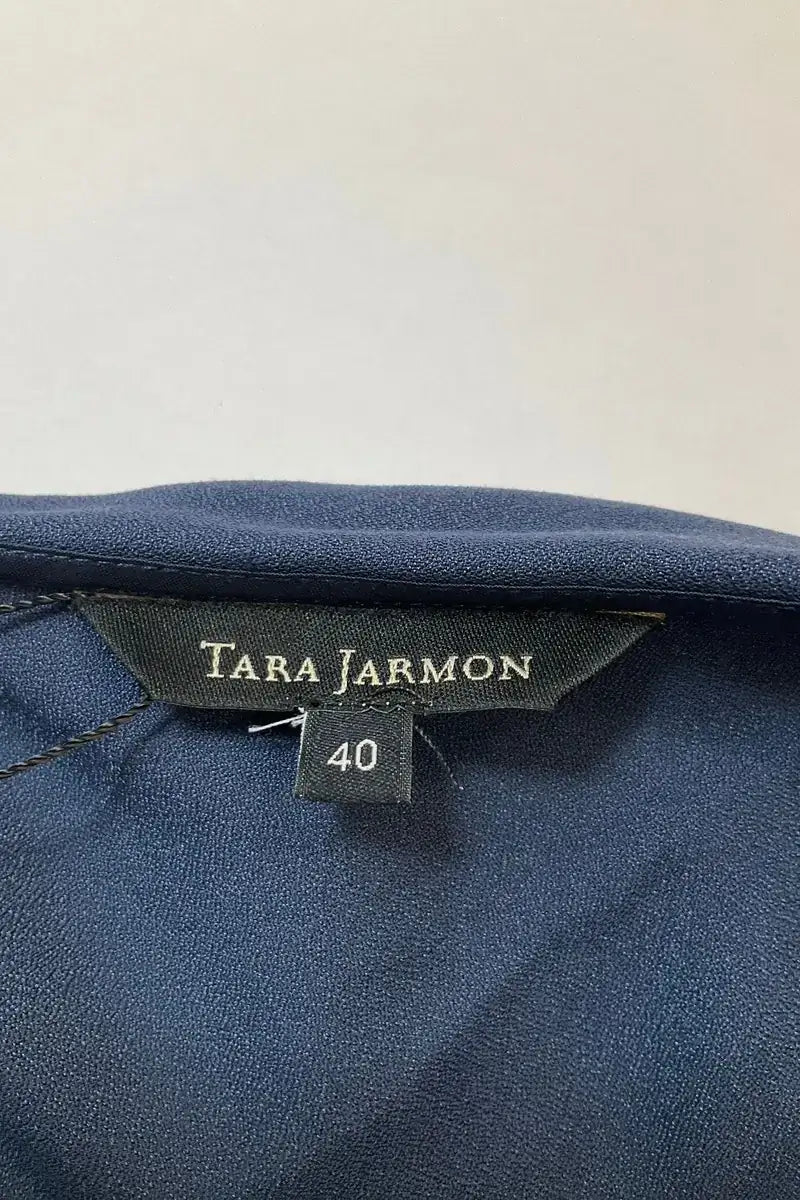 Top sans manche Tara Jarmon Bleu en Synthétique