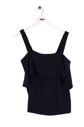 Top sans manche Tara Jarmon Noir en Coton, taille L - Seconde Main