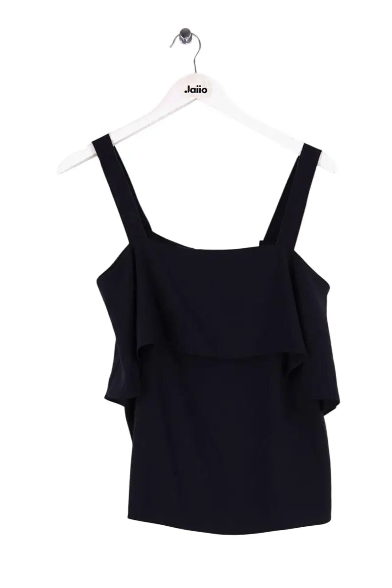 Top sans manche Tara Jarmon Noir en Coton, taille L - Seconde Main