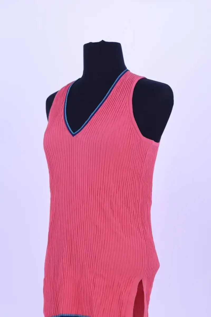 Top sans manche Tara Jarmon Rose en Viscose