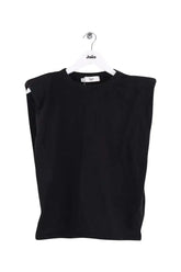 Top sans manche The Frankie Shop Noir en Coton, taille XS - Seconde Main