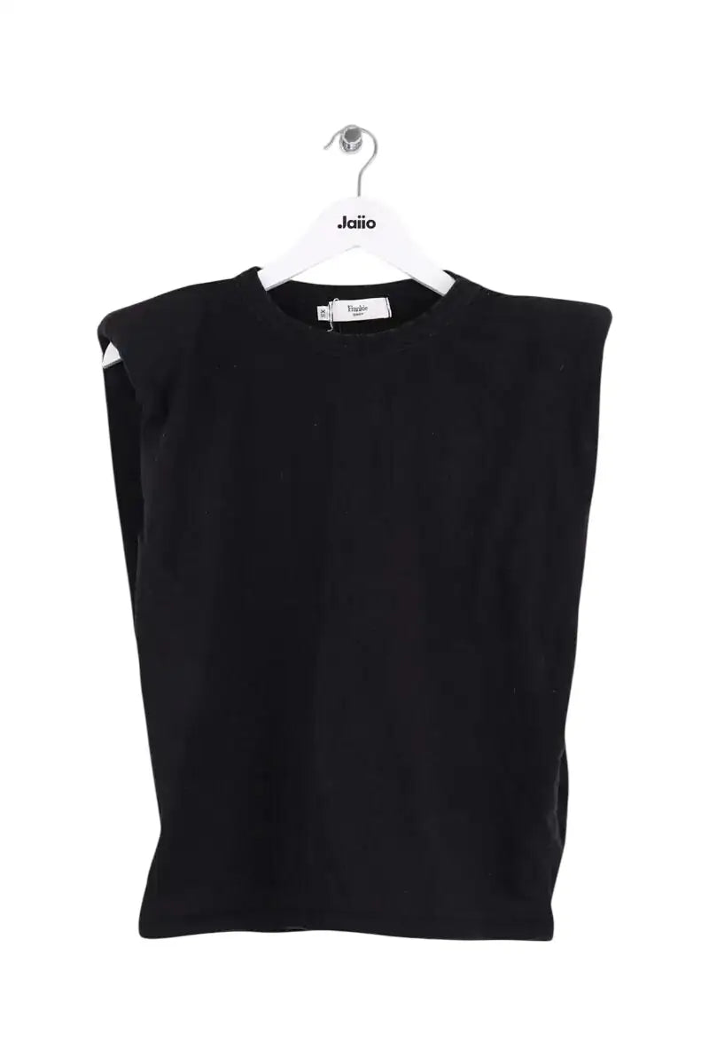 Top sans manche The Frankie Shop Noir en Coton, taille XS - Seconde Main