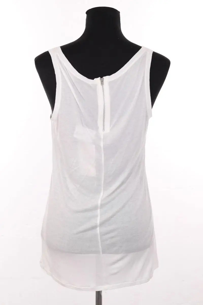 Top sans manche The Kooples Blanc en Coton