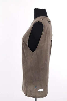 Top sans manche The Kooples Marron en Coton