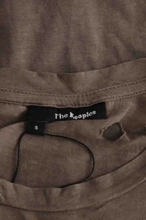 Top sans manche The Kooples Marron en Coton