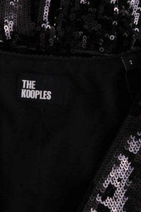 Top sans manche The Kooples Noir en Paillettes