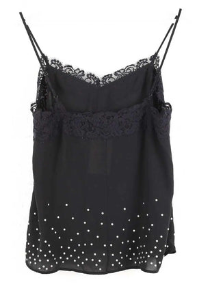 Top sans manche The Kooples Noir en Synthétique