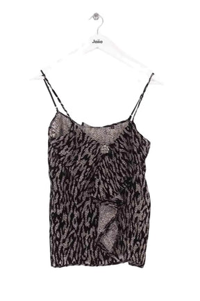 Top sans manche The Kooples Noir en Viscose, taille L - Seconde Main