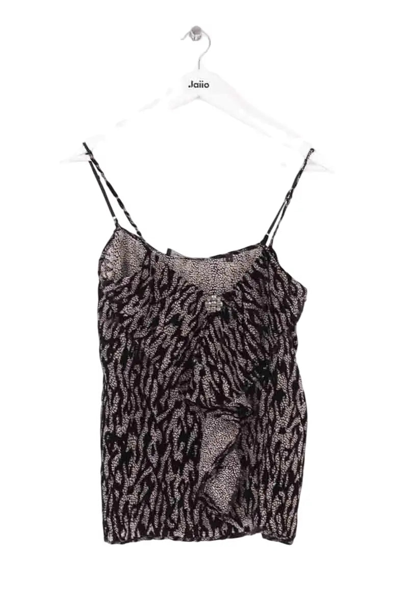 Top sans manche The Kooples Noir en Viscose, taille L - Seconde Main