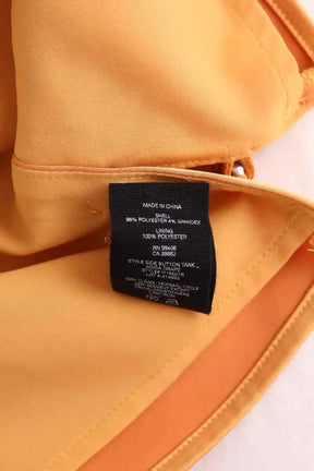 Top sans manche Theory Orange en Synthétique
