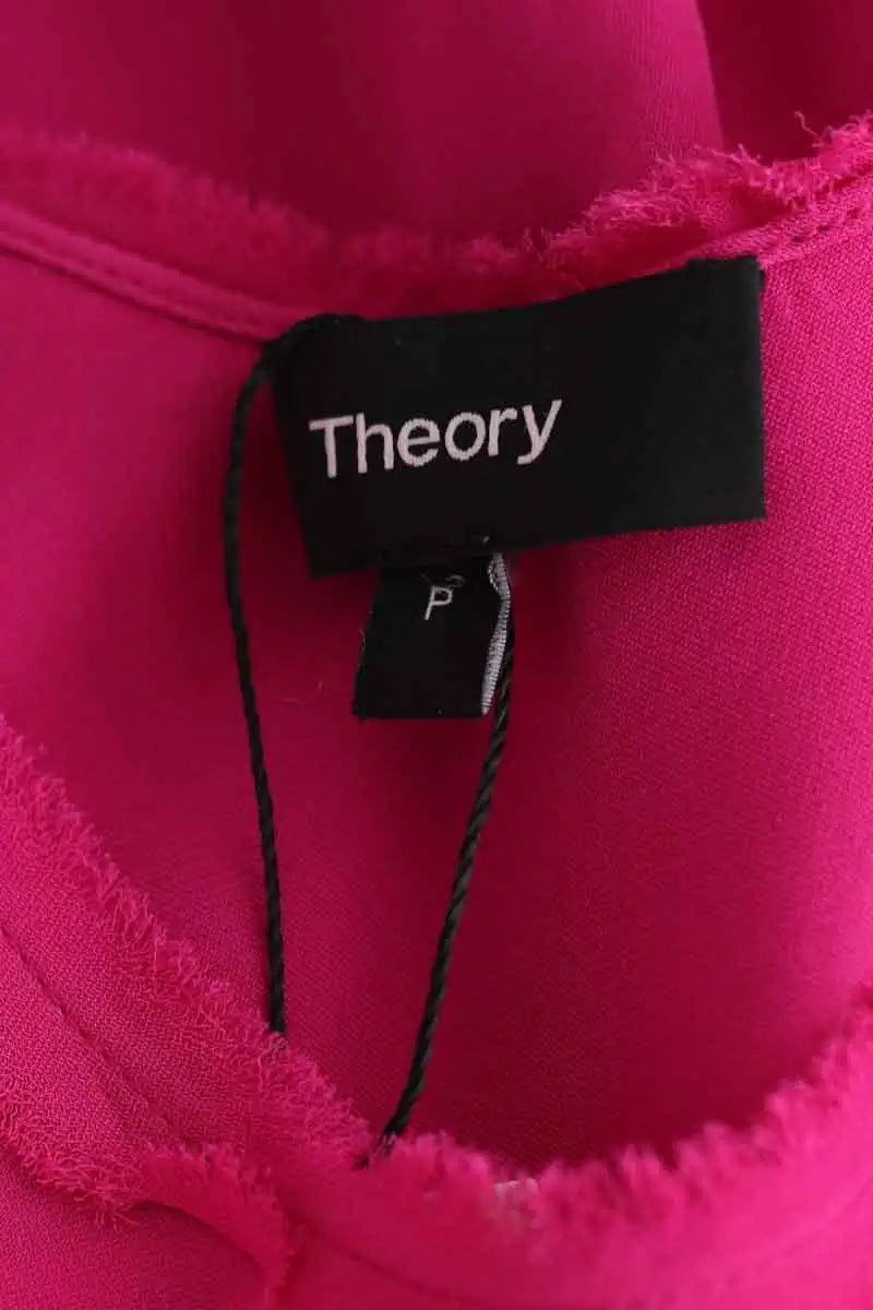 Top sans manche Theory Rose en Soie