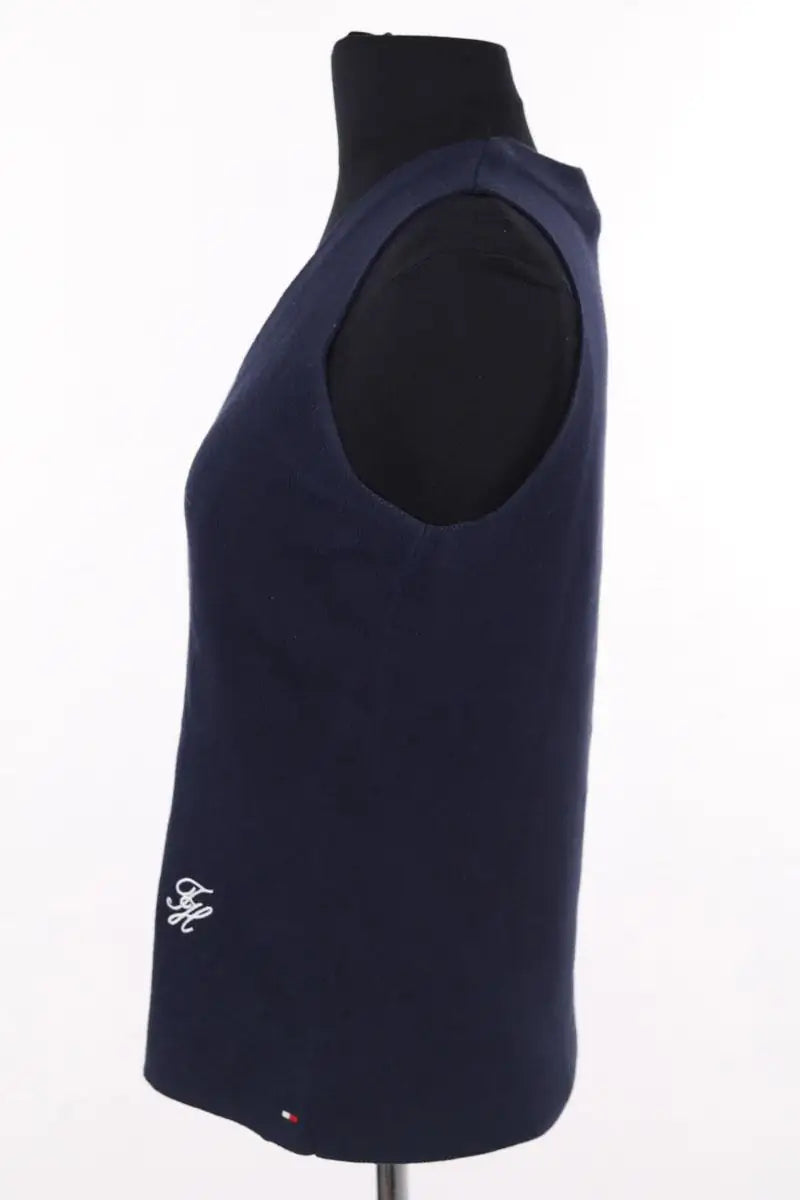 Top sans manche Tommy Hilfiger Bleu en Coton