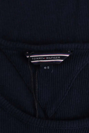 Top sans manche Tommy Hilfiger Marine en Coton