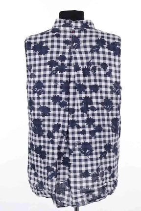 Top sans manche Tommy Hilfiger Marine en Lin