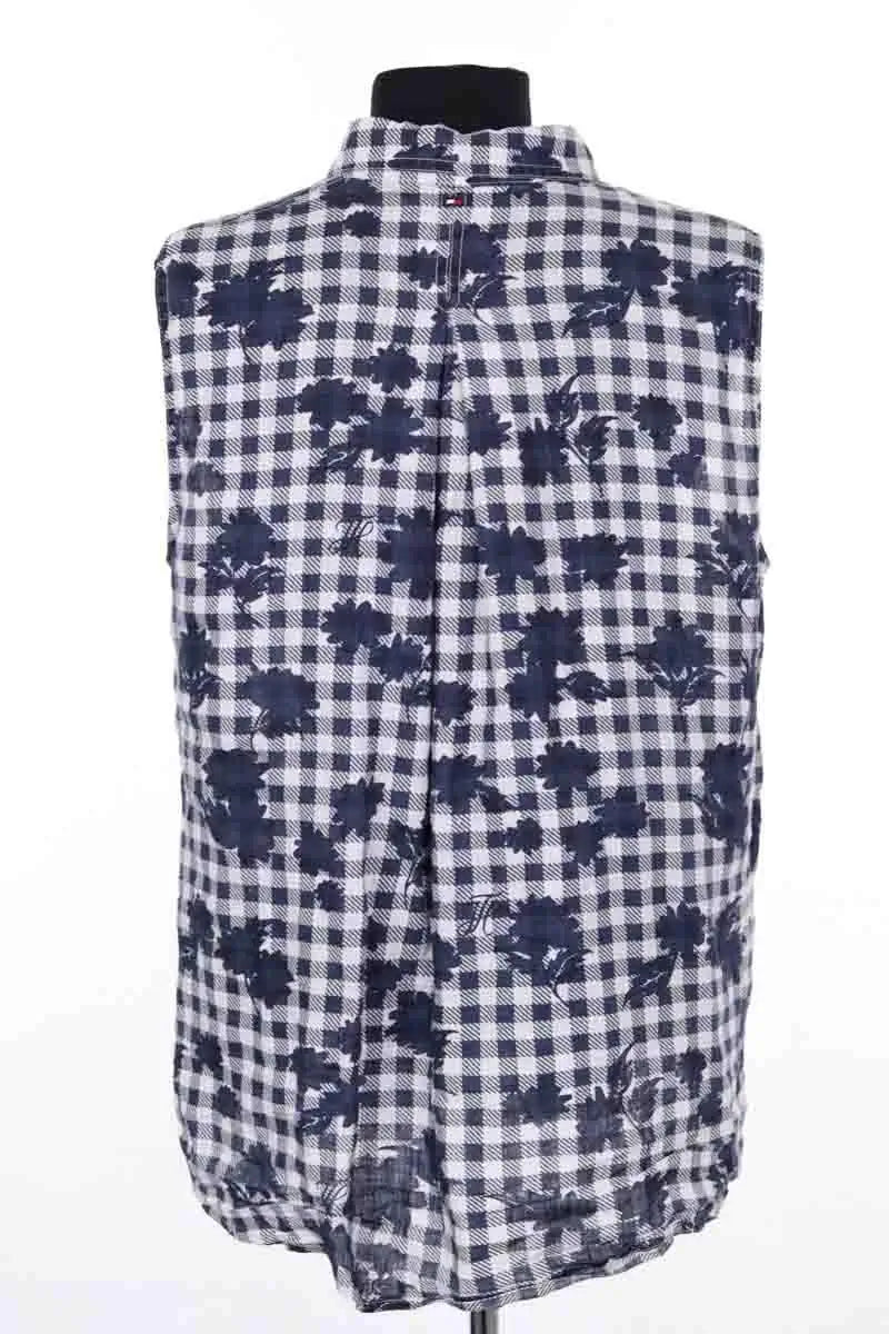 Top sans manche Tommy Hilfiger Marine en Lin