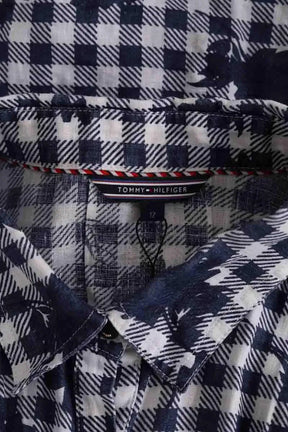 Top sans manche Tommy Hilfiger Marine en Lin