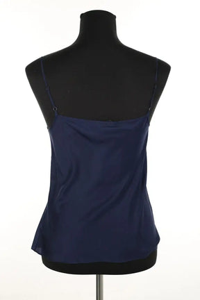 Top sans manche Tory Burch Marine en Viscose