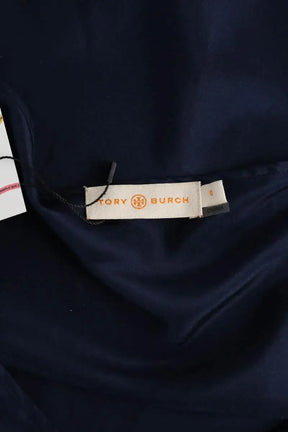 Top sans manche Tory Burch Marine en Viscose