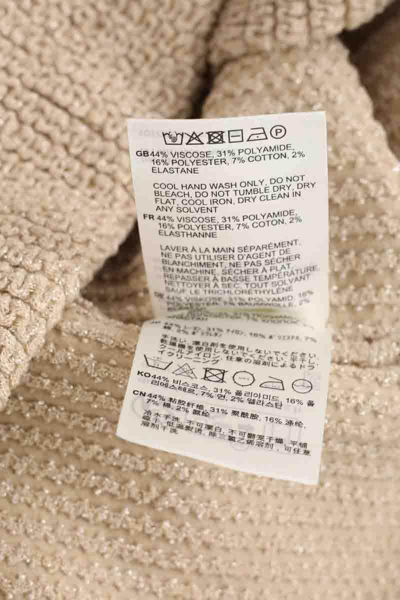 Top sans manche Toteme Beige en Viscose
