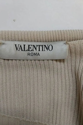 Top sans manche Valentino Beige en Viscose