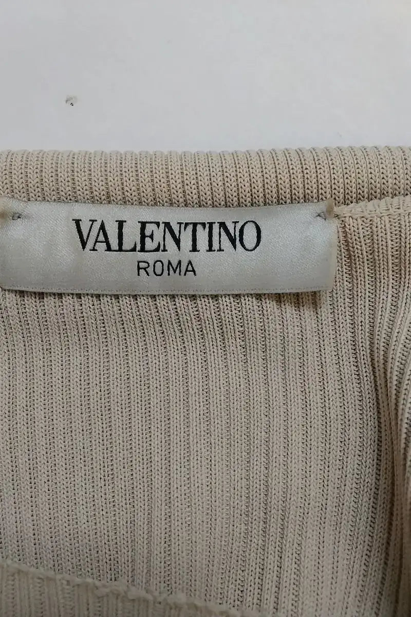 Top sans manche Valentino Beige en Viscose