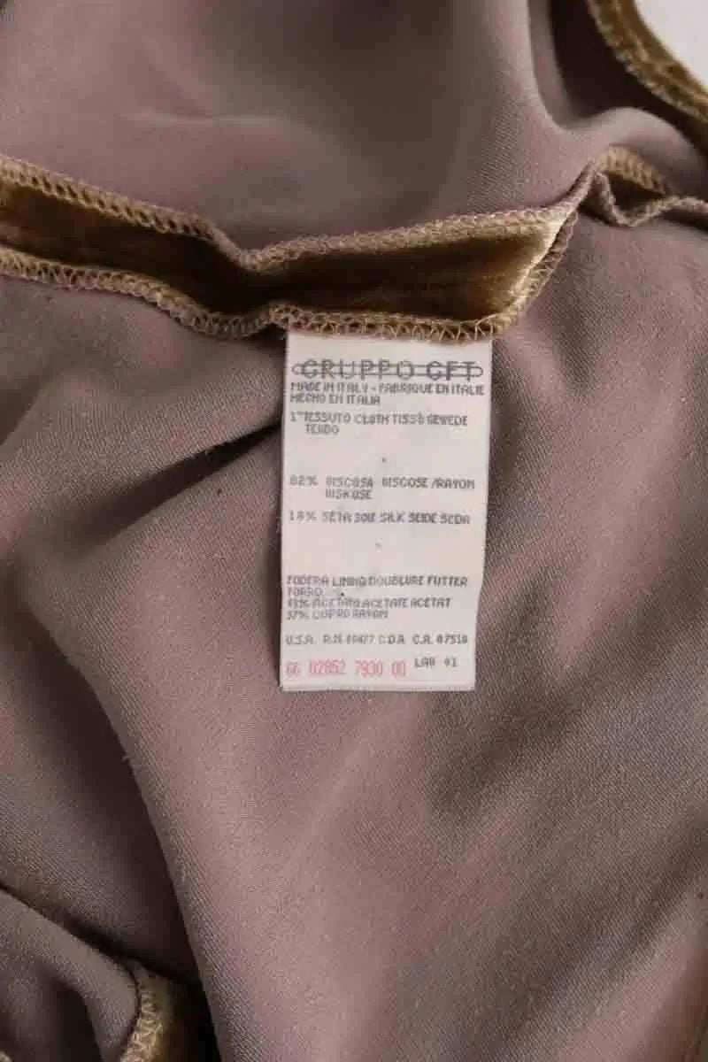 Top sans manche Valentino Kaki en Viscose