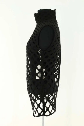 Top sans manche Valentino Noir en Synthétique