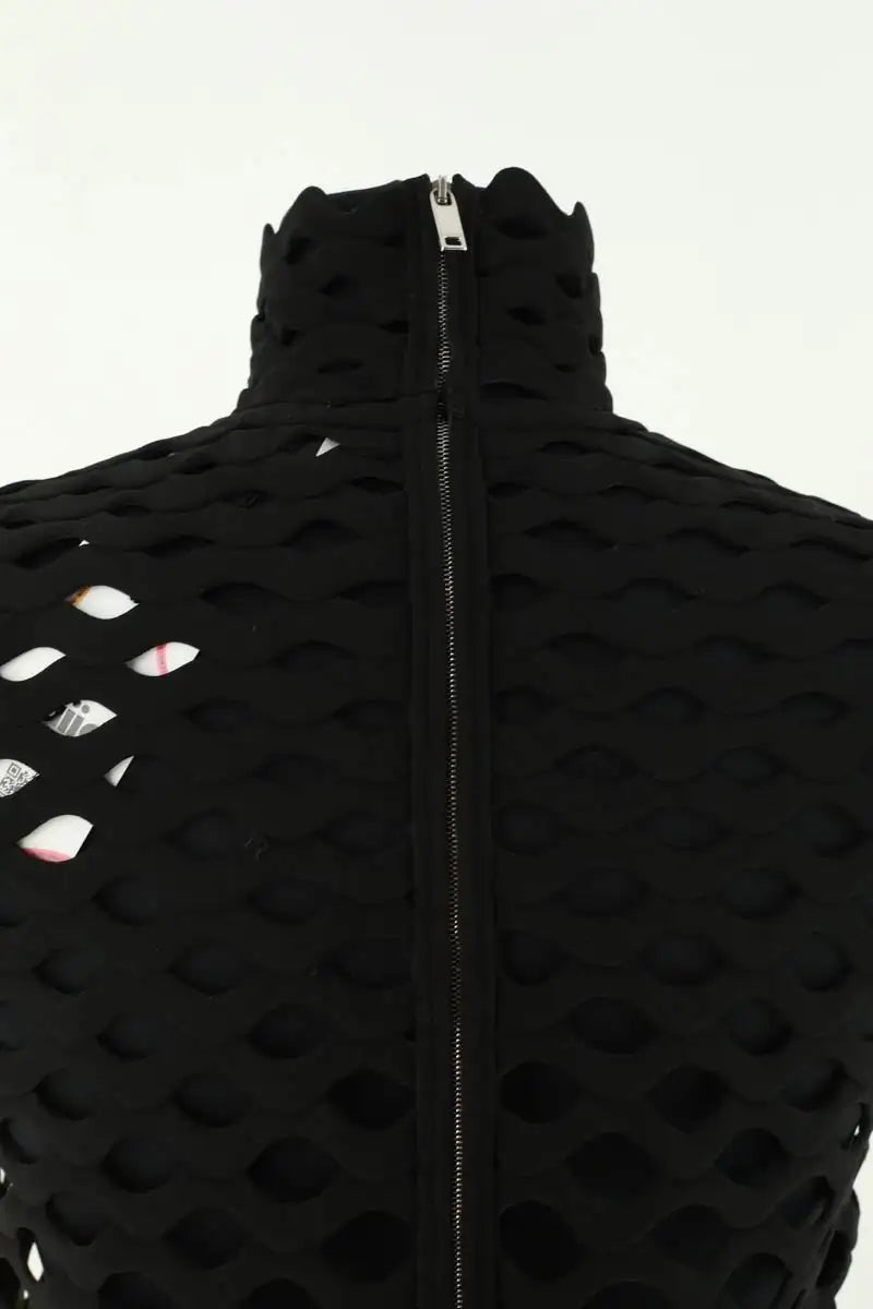 Top sans manche Valentino Noir en Synthétique
