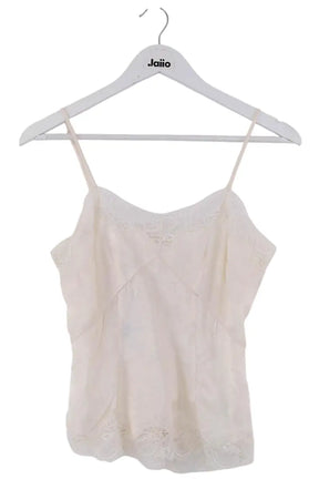 Top sans manche Vanessa Bruno Ecru en Synthétique, taille S - Seconde Main