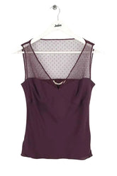 Top sans manche Vanessa Bruno Violet en Soie, taille S - Seconde Main
