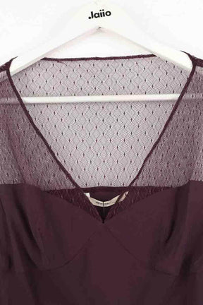 Top sans manche Vanessa Bruno Violet en Soie