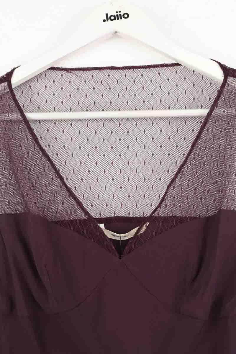 Top sans manche Vanessa Bruno Violet en Soie