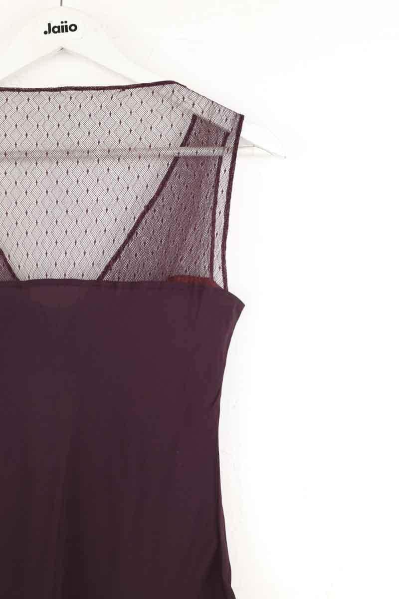Top sans manche Vanessa Bruno Violet en Soie