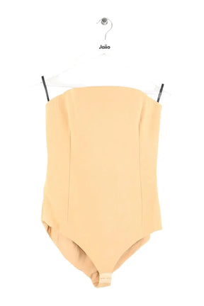 Top sans manche Versace Beige en Synthétique, taille M - Seconde Main